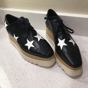 Stella McCartney Elyse Star Platform Oxfords